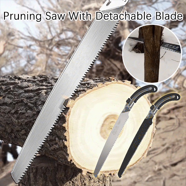š„New Upgradeš„Pruning Saw with Detachable Blade & Safety Sheath
