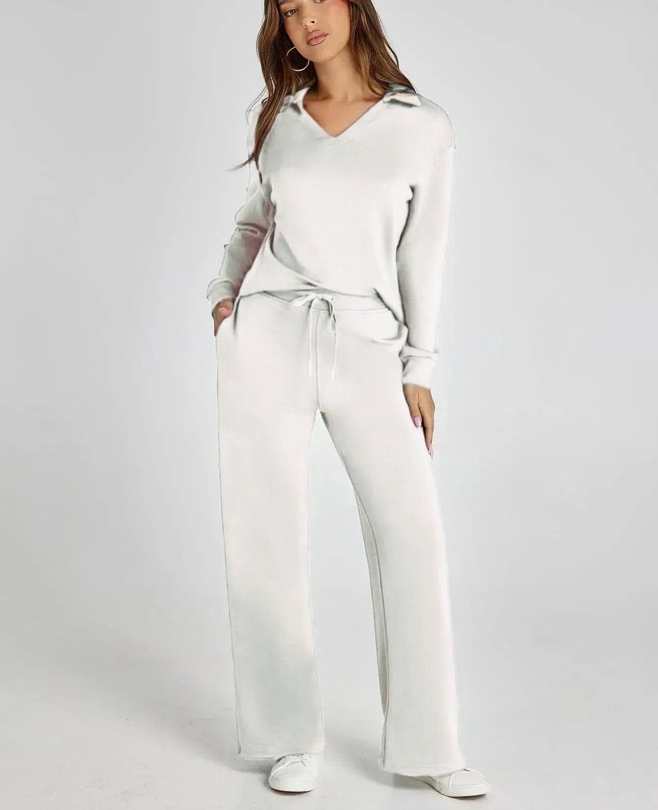 Women's 2 Piece Sets Outfits Casual Long Sleeve Sweatsuits Sets (š„Same as in the video)