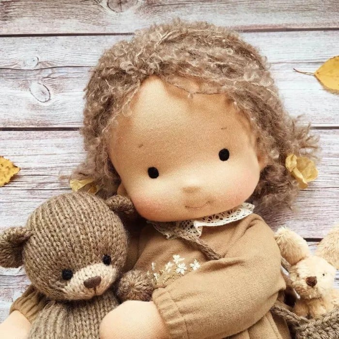 🎁🎁The Best Gift for Kids-Handmade Waldorf Doll👧(Buy 2 Free Shipping!)