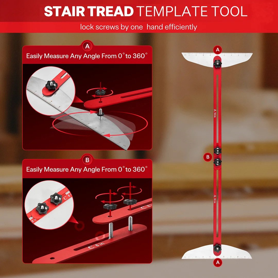 Solid Stair Tread Gauge —(⚡New arrival, limited quantity⚡)