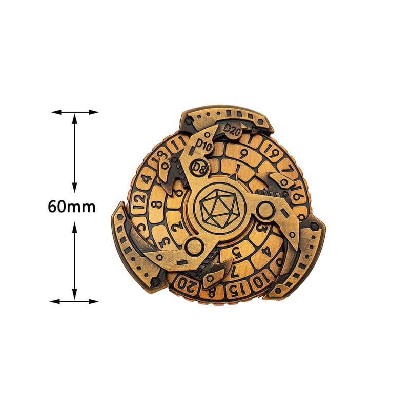 š„š„LAST Sale 70% OFF--Dungeons and Dragons Metal Dice Spinnerļ¼BUY 2 FREE SHIPPING)
