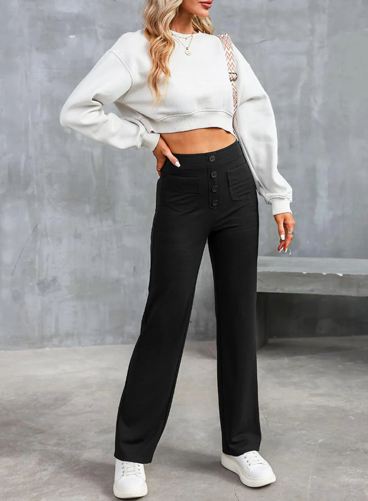 š„BIG SALEš„- Multi Pocket High Elastic Pants