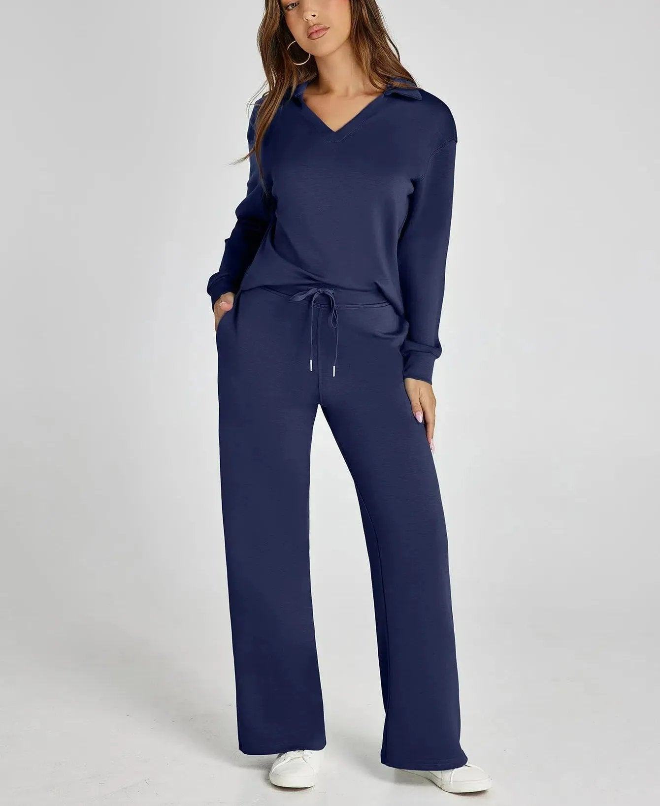 Women's 2 Piece Sets Outfits Casual Long Sleeve Sweatsuits Sets (š„Same as in the video)