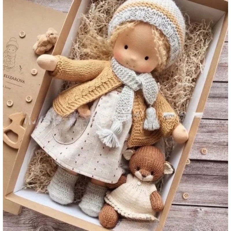 🎁🎁The Best Gift for Kids-Handmade Waldorf Doll👧(Buy 2 Free Shipping!)