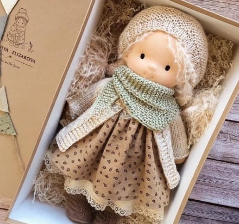 📣🔥Best Gift For Kids_—👧Handmade Cotton Waldorf doll