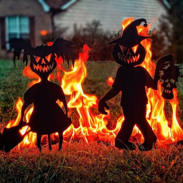 commsmarket-👻Cute and Unique Ghost Zombies - Halloween Yard Decor Metal Art👻