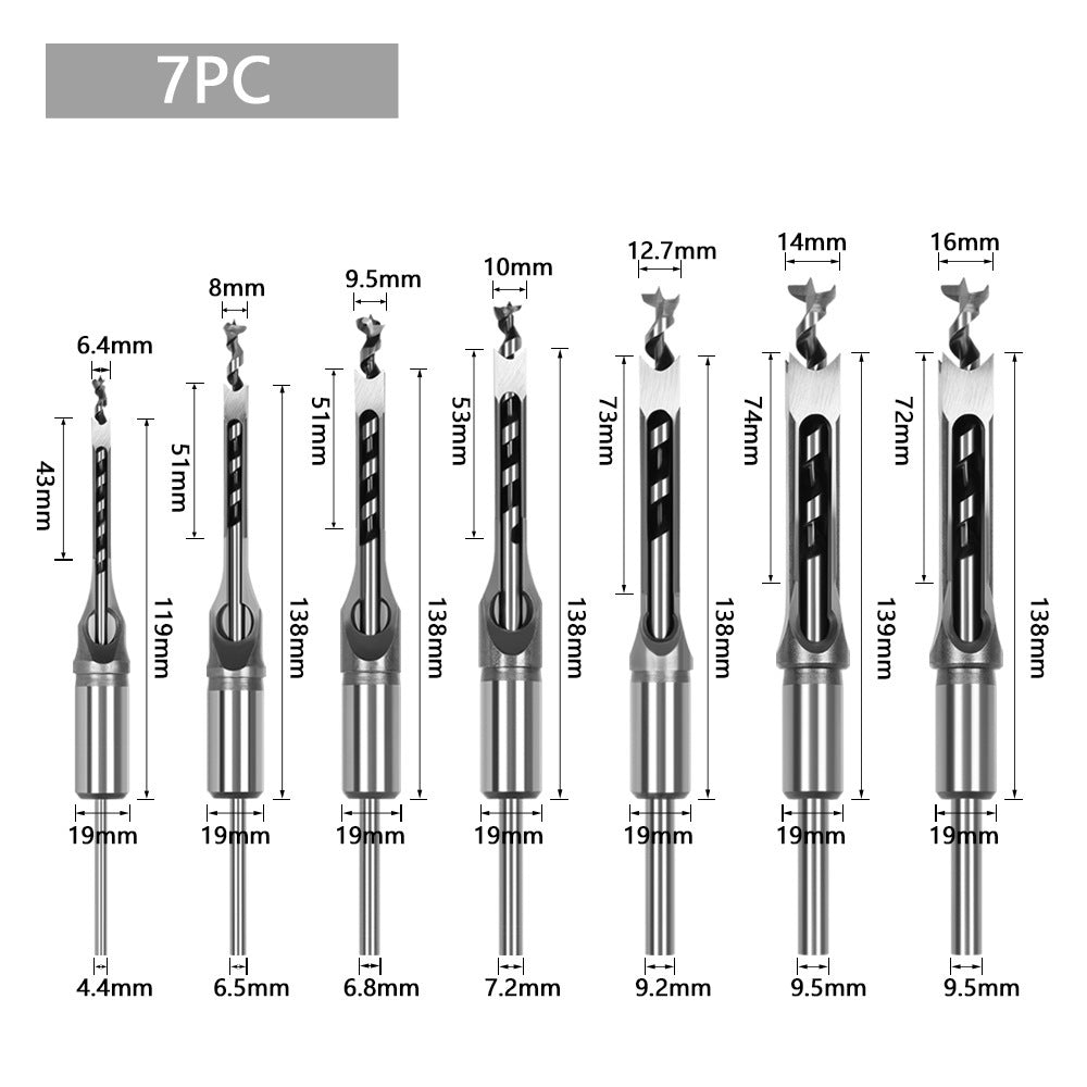 Wyhsports - Efficient Woodworking Essential - Adapter and Square-Headed Wood Chisel Set