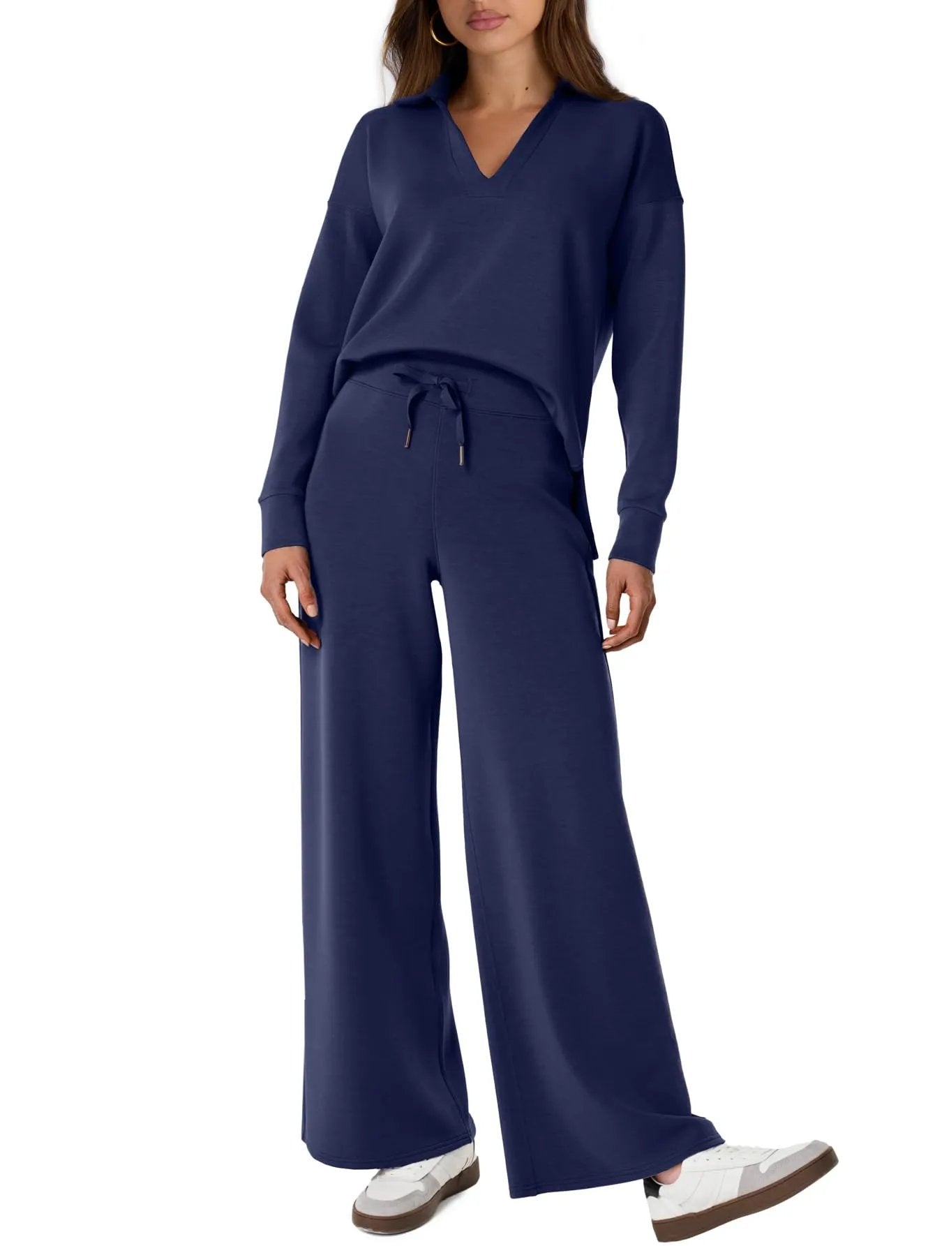 Women's 2 Piece Sets Outfits Casual Long Sleeve Sweatsuits Sets (š„Same as in the video)