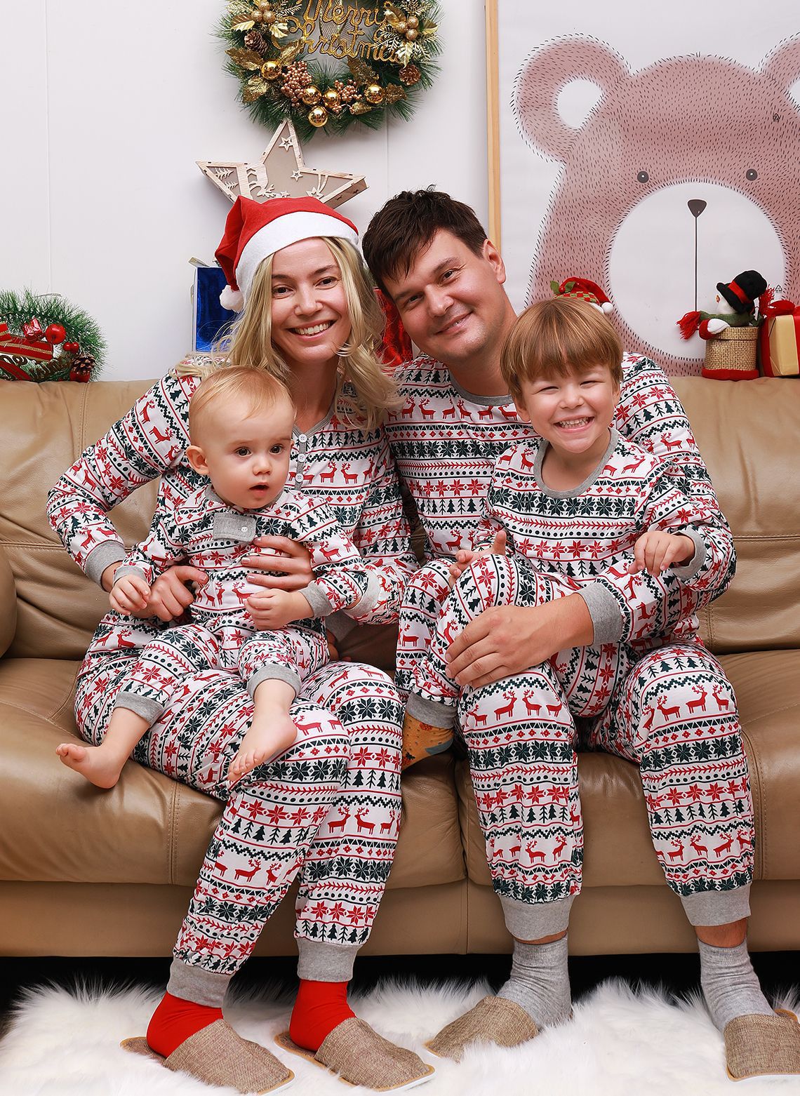 christmas pajama set family