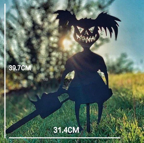 commsmarket-👻Cute and Unique Ghost Zombies - Halloween Yard Decor Metal Art👻
