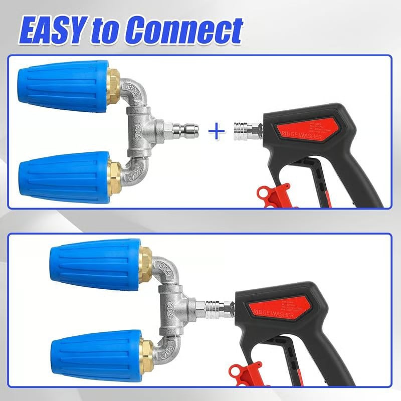 š„Dual Turbo Nozzle Pressure Washer