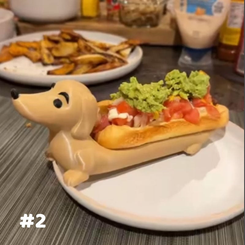 🌭 Dachshund Tray - Cute Shape, Fun Dining Experience! 🐶✨