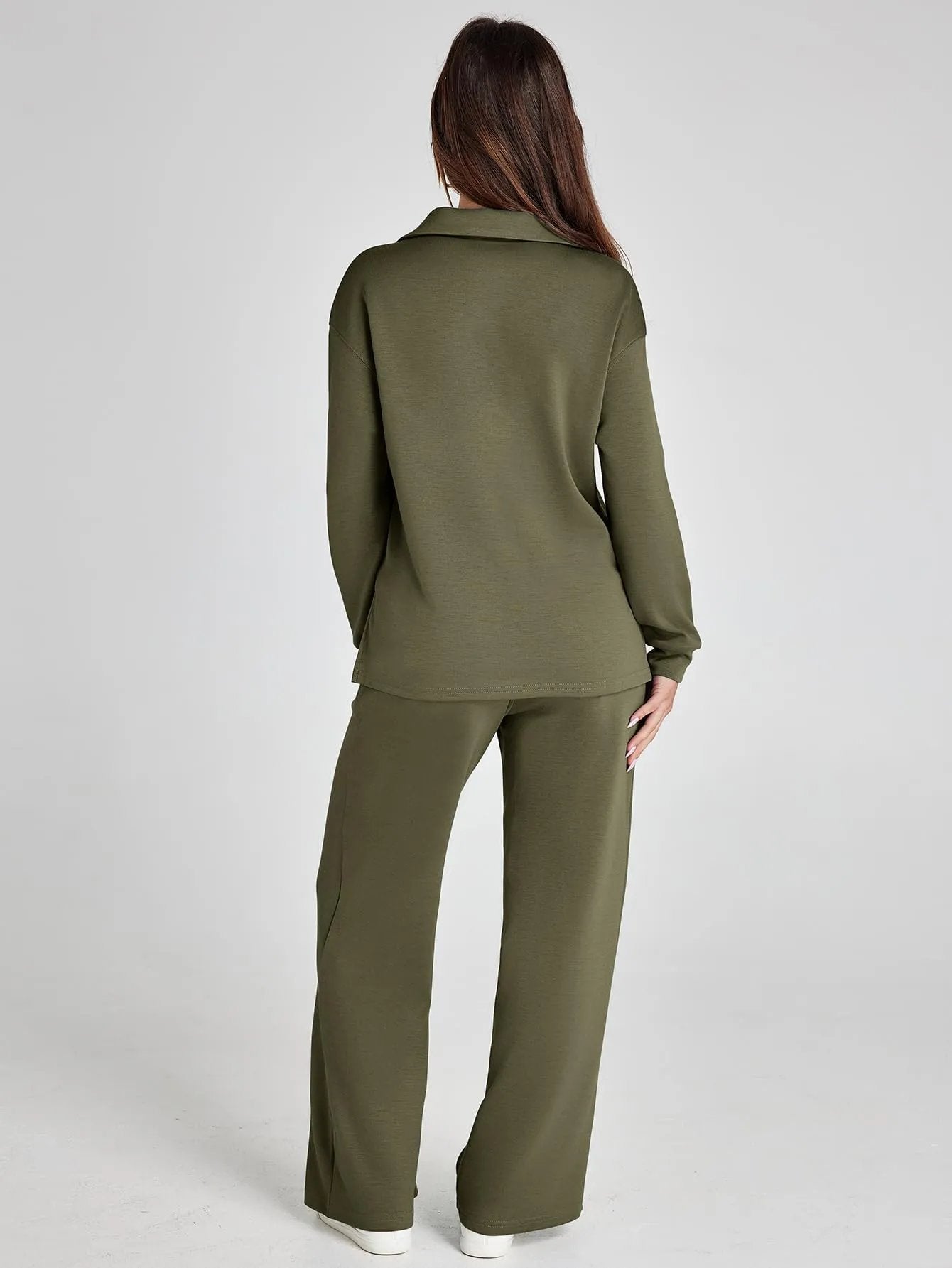Women's 2 Piece Sets Outfits Casual Long Sleeve Sweatsuits Sets (š„Same as in the video)