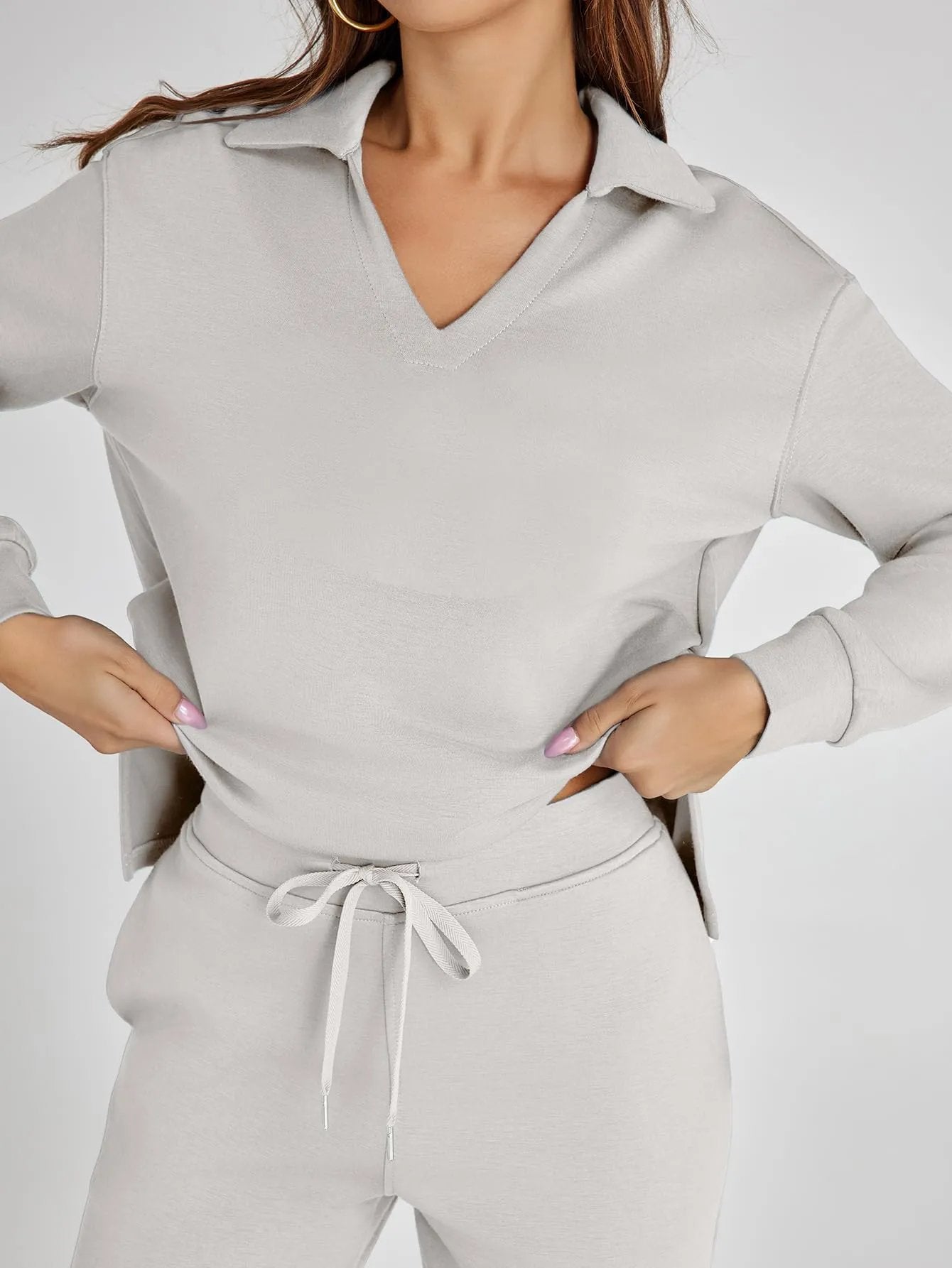 Women's 2 Piece Sets Outfits Casual Long Sleeve Sweatsuits Sets (š„Same as in the video)