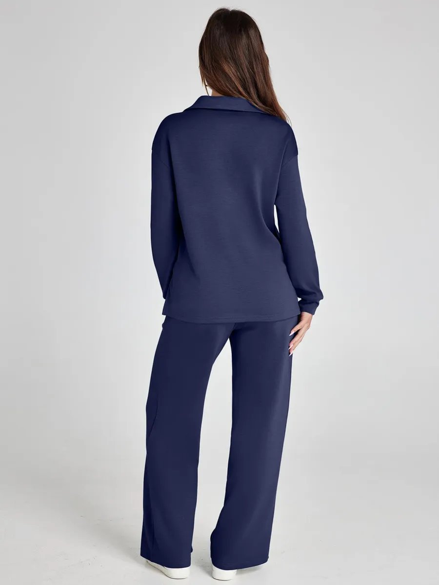 Women's 2 Piece Sets Outfits Casual Long Sleeve Sweatsuits Sets (š„Same as in the video)