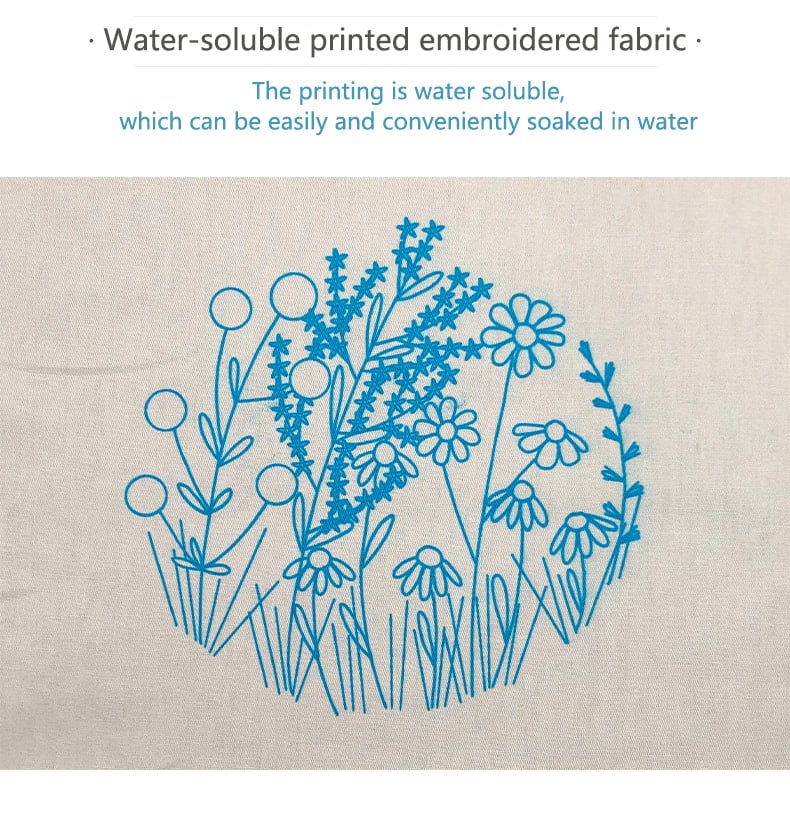 49% OFF - Perfect Gift - 💐Embroidery Hoop Flower Kit for Beginner
