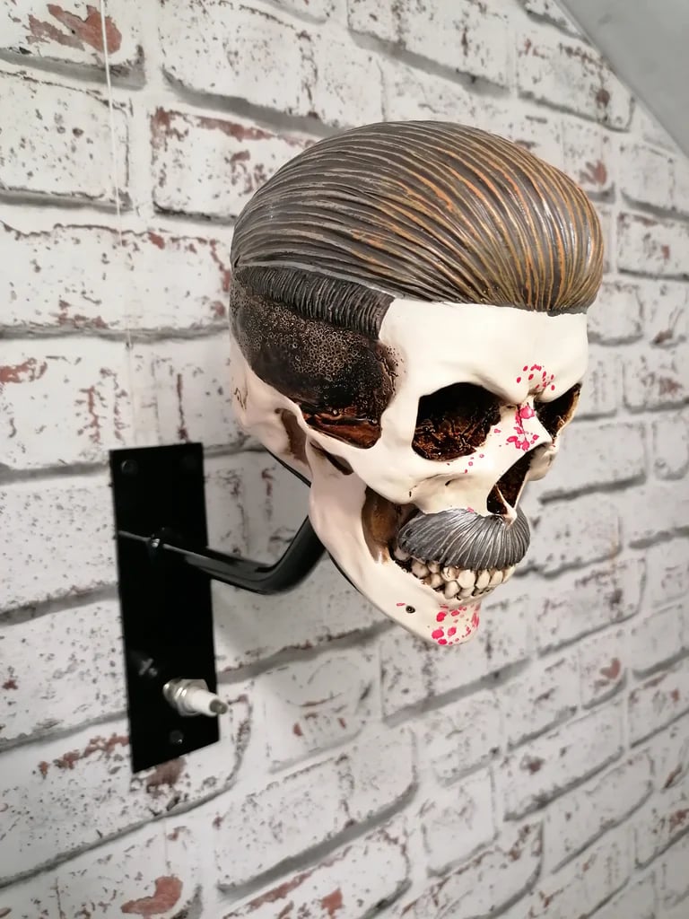🏴☠️Motorcycle helmet and jacket skull holder