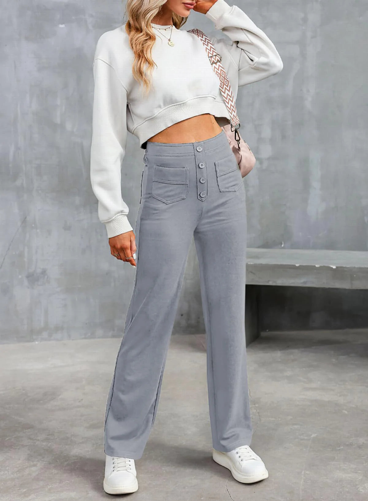 š„BIG SALEš„- Multi Pocket High Elastic Pants