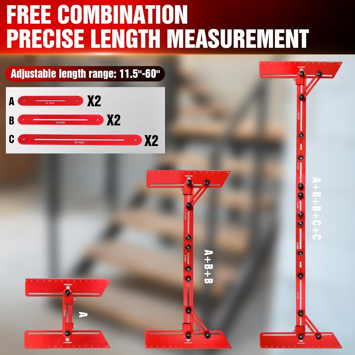 Solid Stair Tread Gauge —(⚡New arrival, limited quantity⚡)