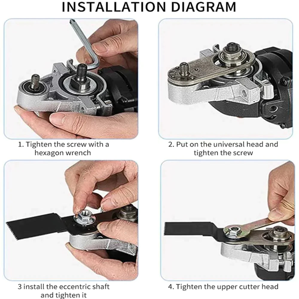 🔩💕Limited time offer - angle grinder conversion universal head set