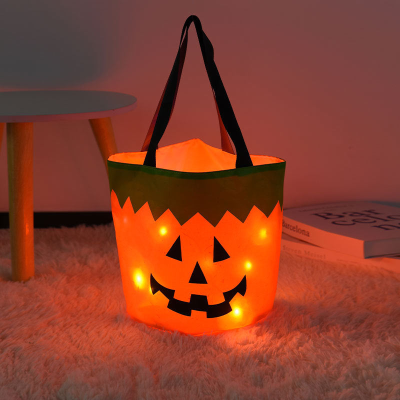 Multi-level luminous Halloween candy bag