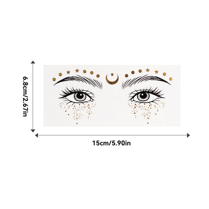 🎁LAST DAY 49% OFF🔥-Gold Glitter Freckles Makeup Patches
