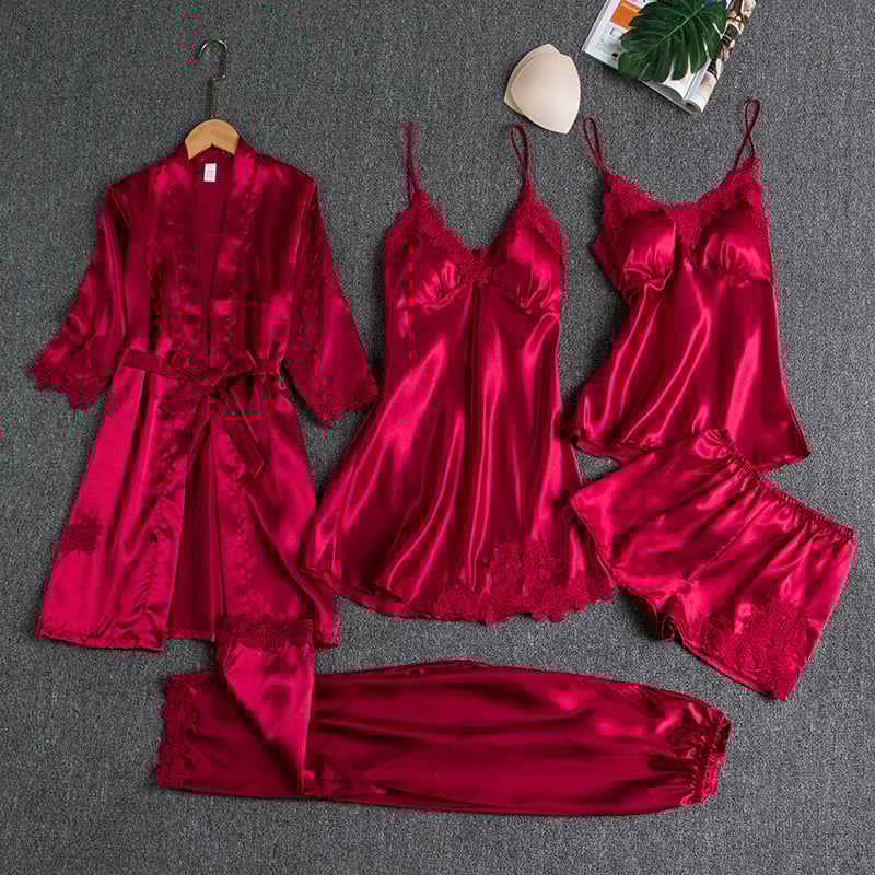 5 PIECES NIGHT DRESS | BUY 2 SETS FREE SHIPPING