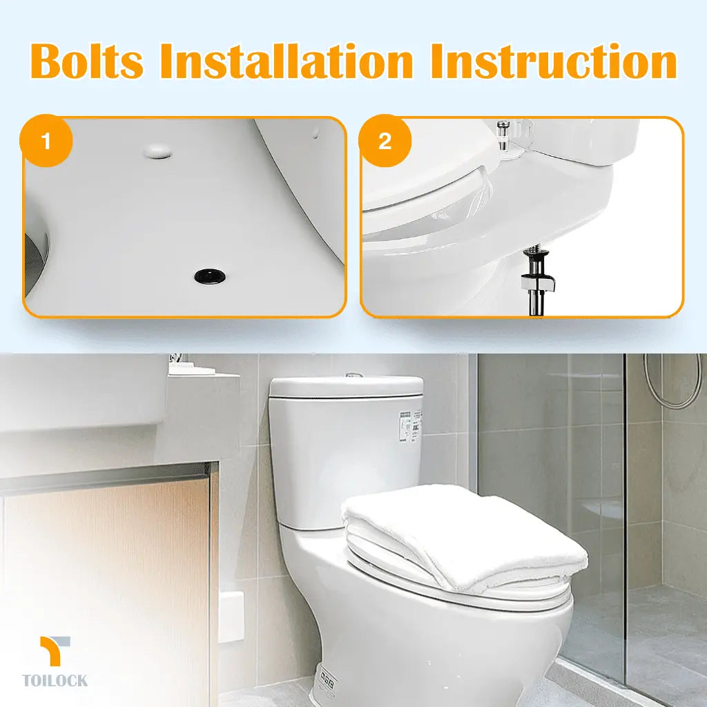 1+1 FREE– Secure Your Toilet Seat for Quiet, Wobble-Free Comfort