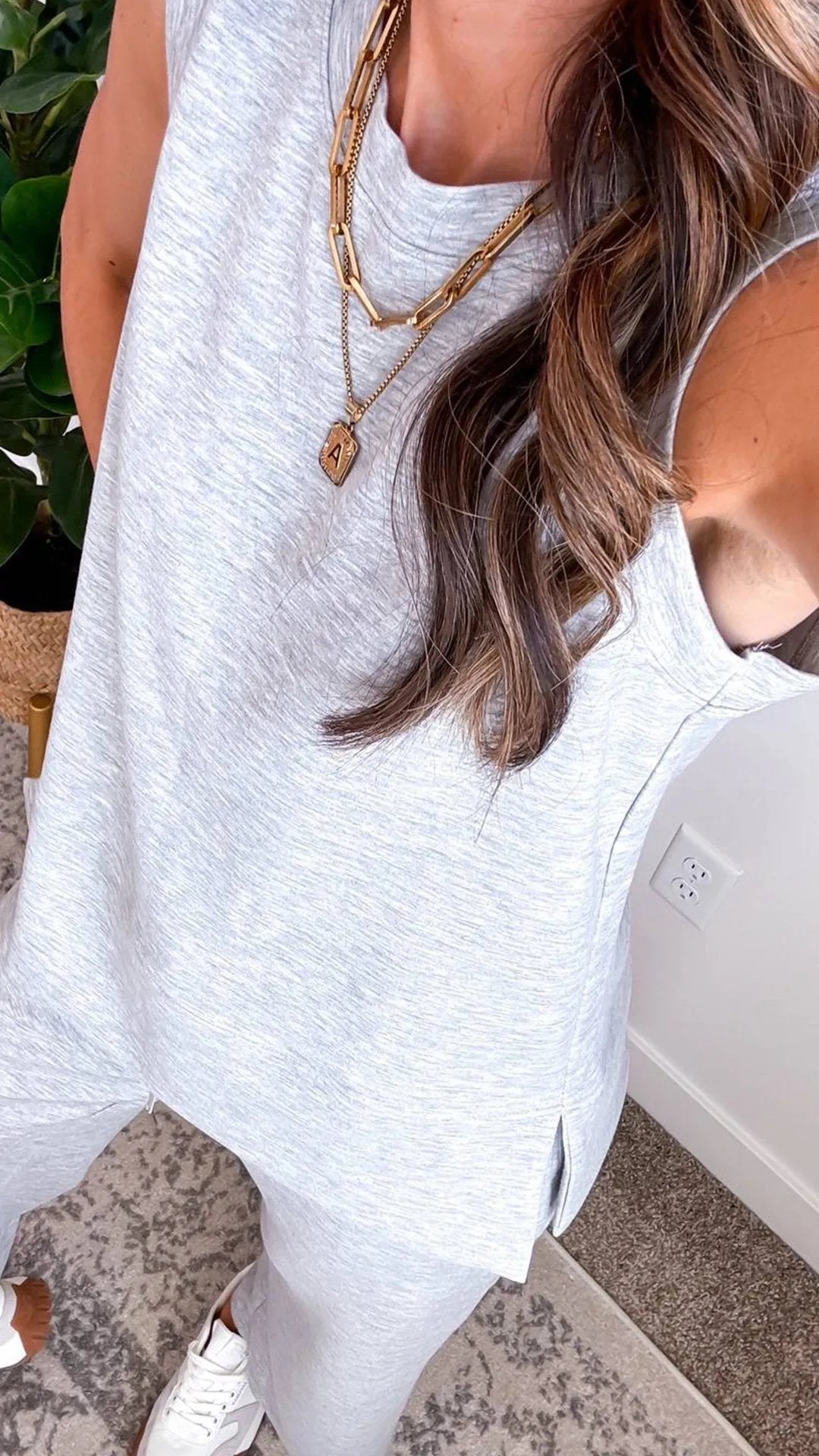 Casual Crew Neck Sleeveless Two Piece Suit (Buy 2 Sets Free Shipping)