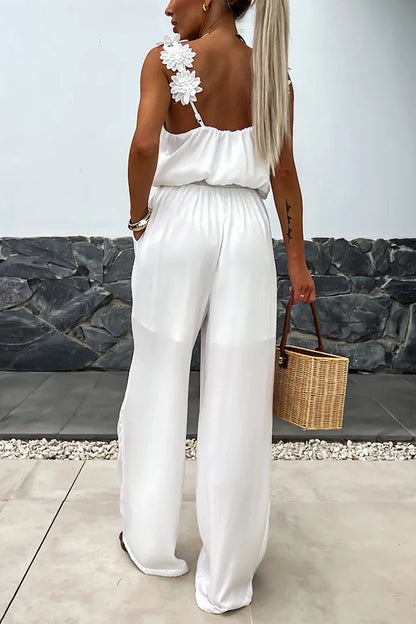 Women's Sleeveless Wide Leg Jumpsuit - 🔥Buy two and get free shipping!