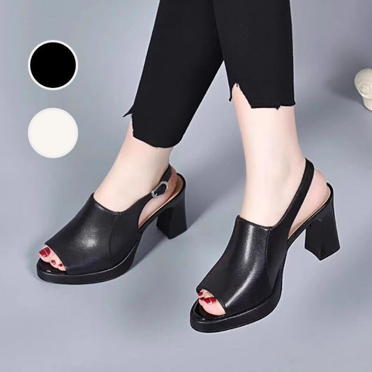 🔥LAST DAY 48% OFF🔥🔥Stylish and Comfortable High Heel Leather Sandals for Women