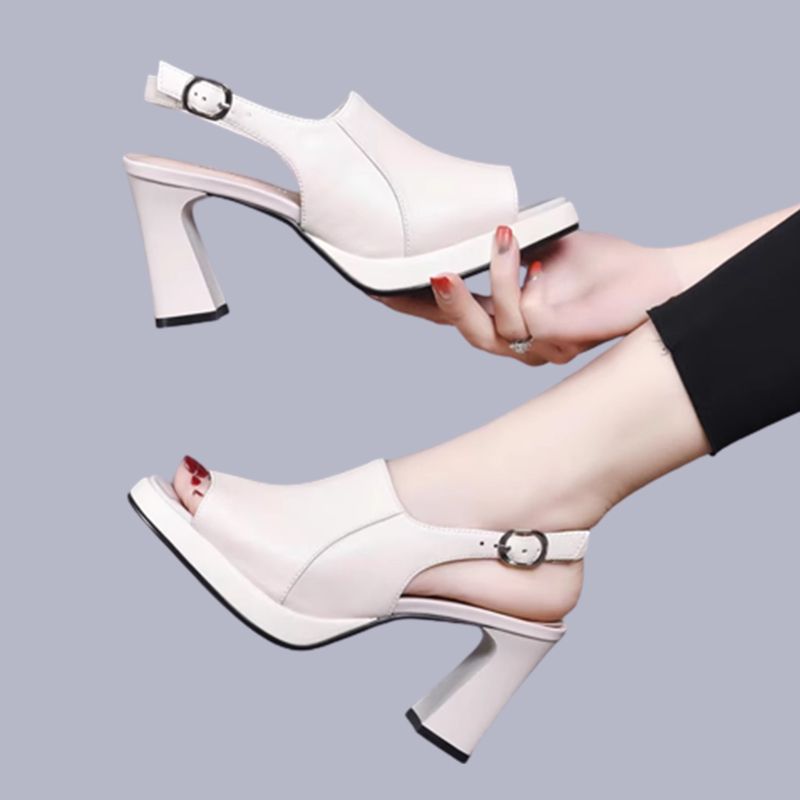 🔥LAST DAY 48% OFF🔥🔥Stylish and Comfortable High Heel Leather Sandals for Women