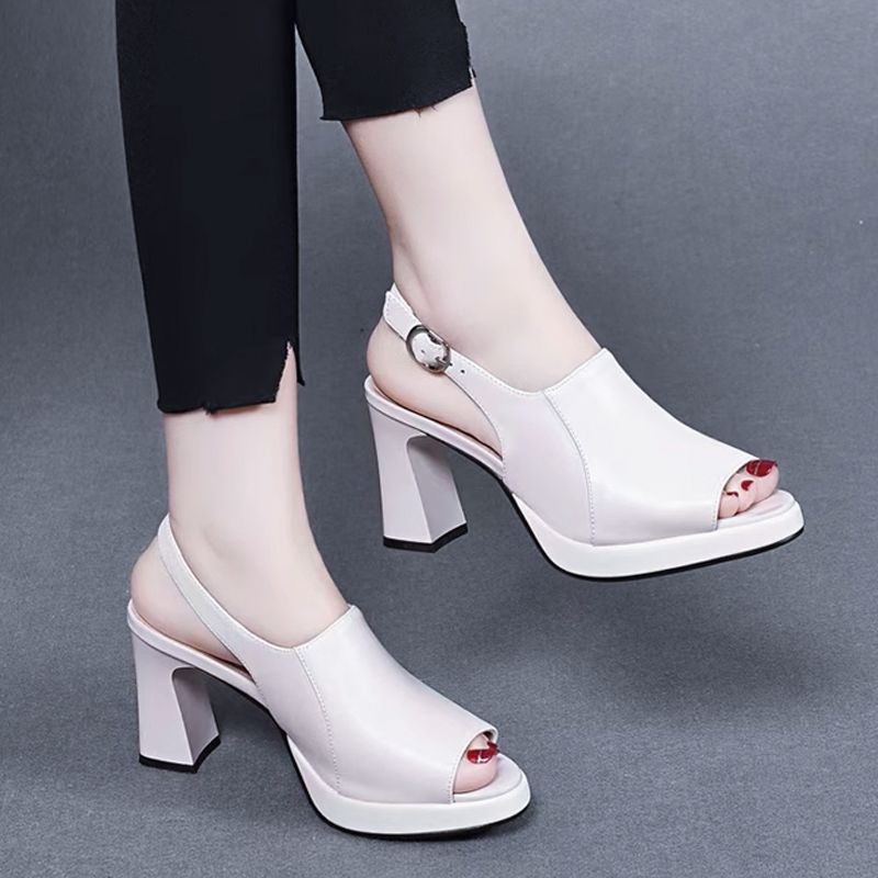 🔥LAST DAY 48% OFF🔥🔥Stylish and Comfortable High Heel Leather Sandals for Women