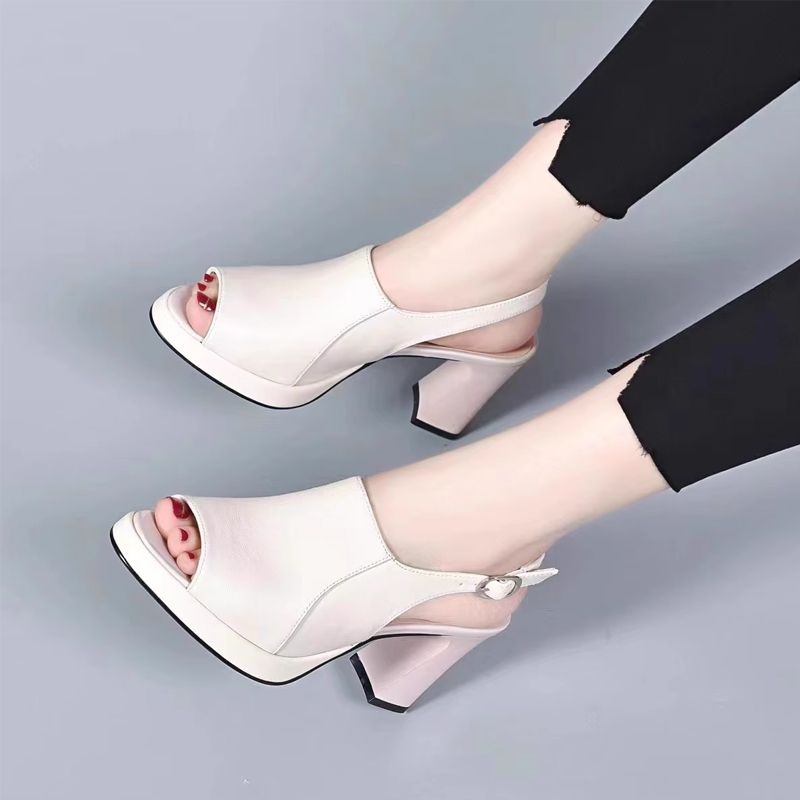 🔥LAST DAY 48% OFF🔥🔥Stylish and Comfortable High Heel Leather Sandals for Women