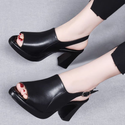 🔥LAST DAY 48% OFF🔥🔥Stylish and Comfortable High Heel Leather Sandals for Women