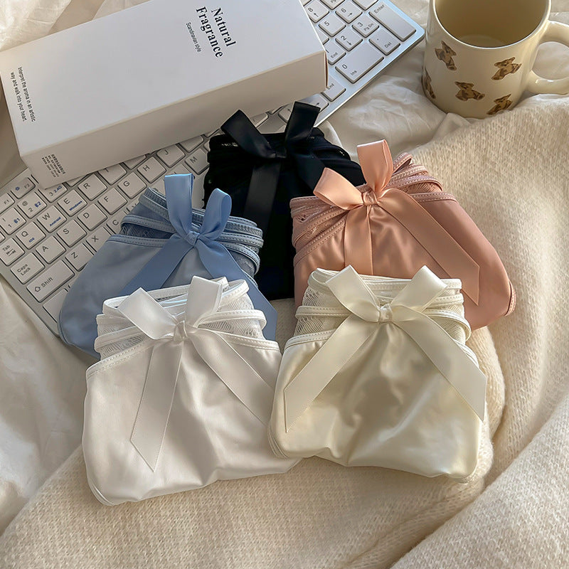 💥Buy 1 get 2 free - Sexy satin transparent hollow lace panties