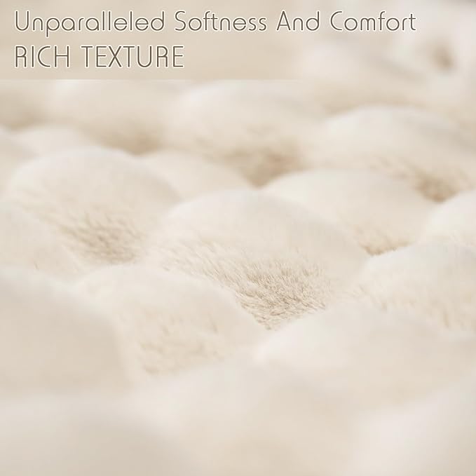 [🔥Final 24-hour Preferential Deal🔥]2024 HOT SALE🎄Popular thickened rabbit plush nap blanket, flannel milk velvet cover blanket