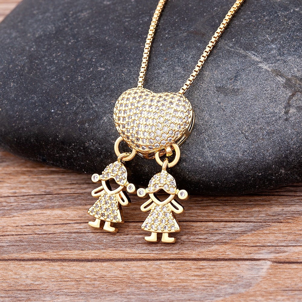 💖49%💖Love and my kids [Mother's Love Necklace]
