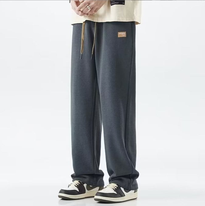 👖💥casual straight leg pants men