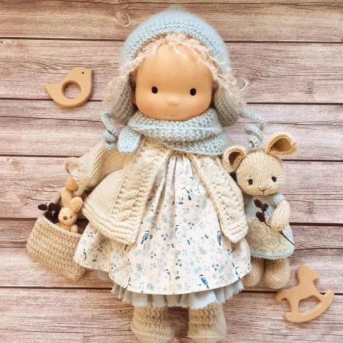 🎁🎁The Best Gift for Kids-Handmade Waldorf Doll👧(Buy 2 Free Shipping!)