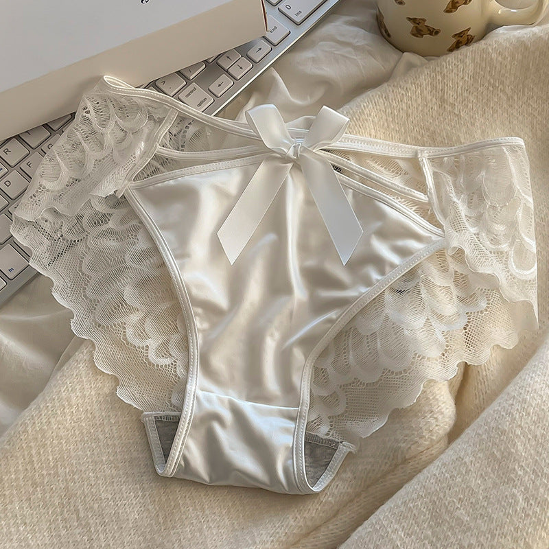 💥Buy 1 get 2 free - Sexy satin transparent hollow lace panties