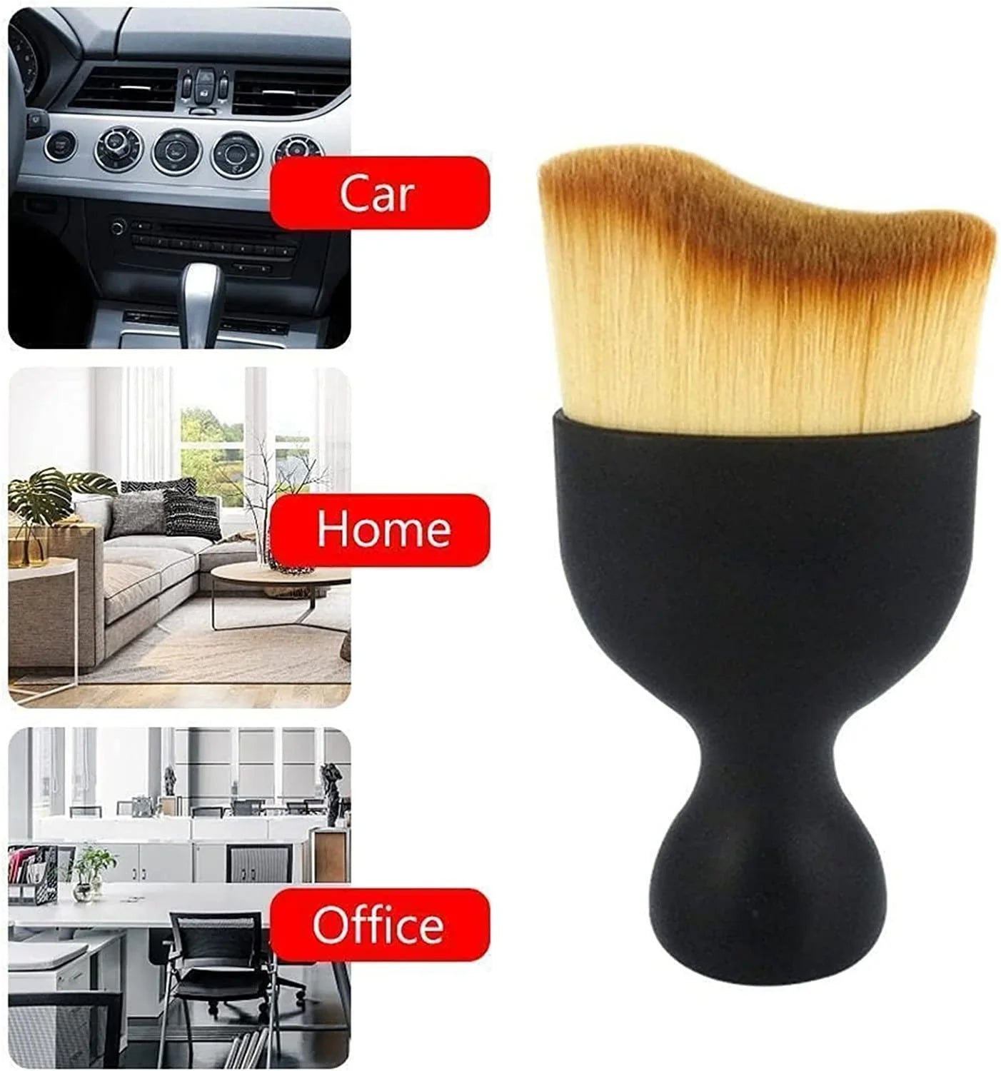 🔥Hot Selling🔥Exclusive Logo Customization🚗Car Interior Cleaning Multi-Tool Brush(2PCS)