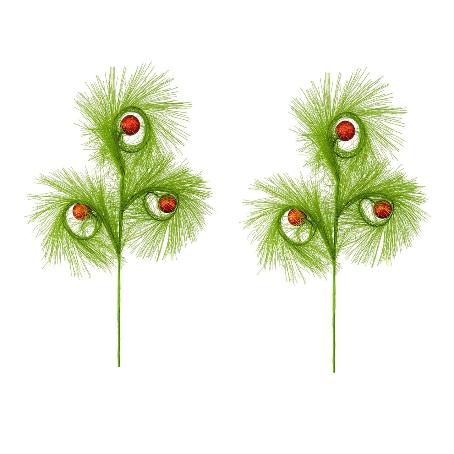christmas reed grass elf ball simulation green plants