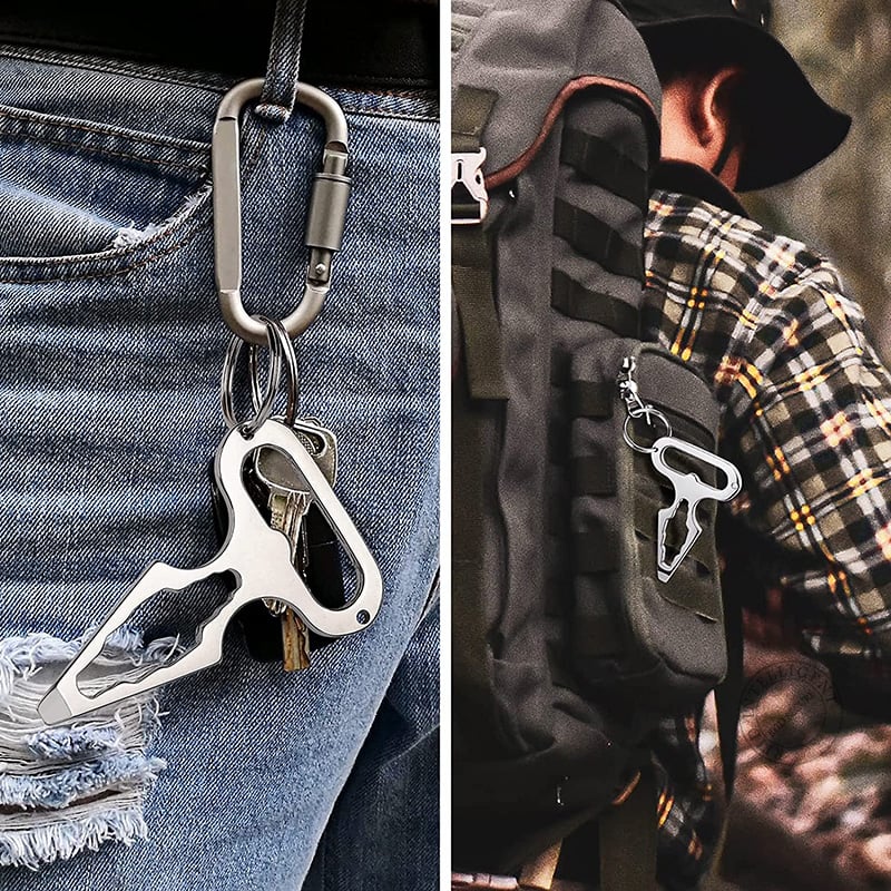 🔥This Week's Special Price $18.99💥Handheld portable electric drill, outdoor multi-function keychain