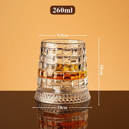 360° Rotating Whiskey Glass Tumbler🍺