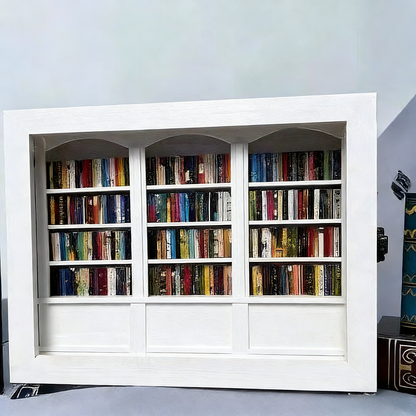 Personalised 'Freedom from Anxiety' Miniature Bookshelf – With Mini Books