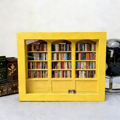 Personalised 'Freedom from Anxiety' Miniature Bookshelf – With Mini Books