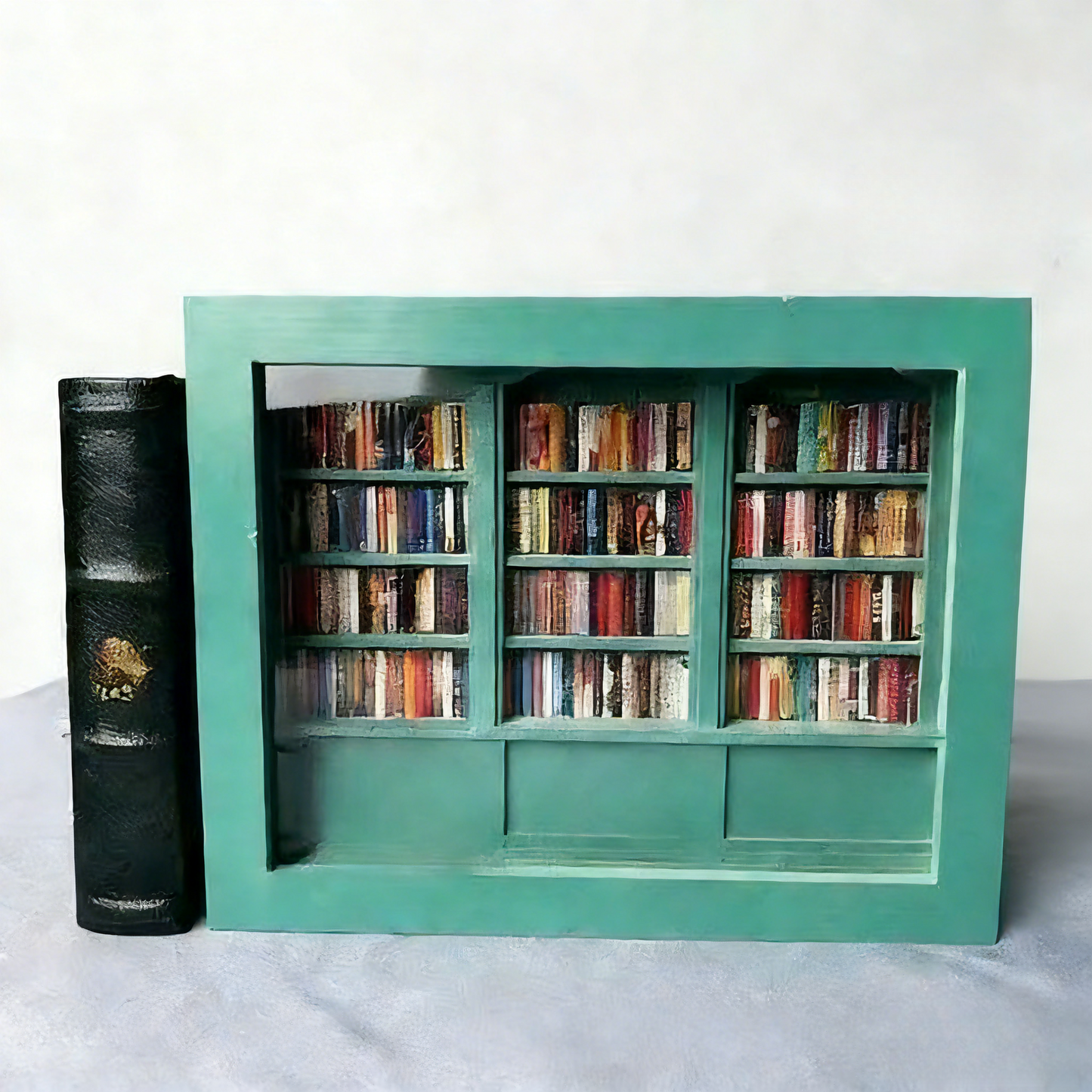 Personalised 'Freedom from Anxiety' Miniature Bookshelf – With Mini Books