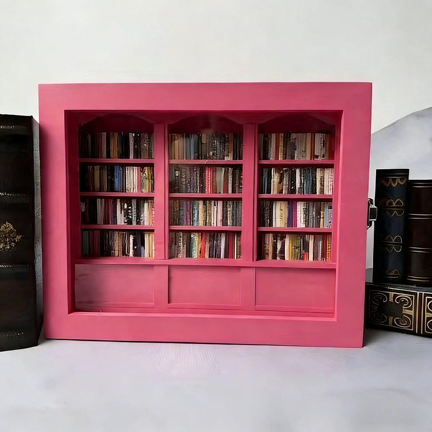 Personalised 'Freedom from Anxiety' Miniature Bookshelf – With Mini Books