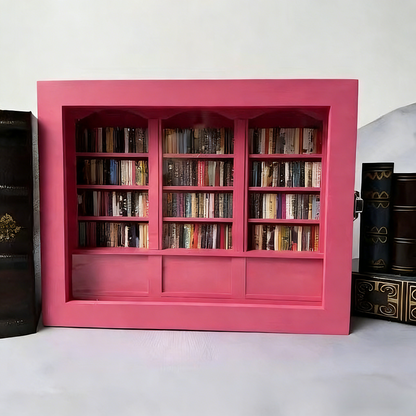 Personalised 'Freedom from Anxiety' Miniature Bookshelf – With Mini Books